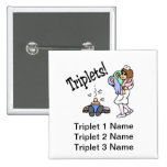 Triplets (Unisex) Buttons