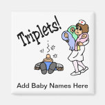 Triplets (Unisex) Refrigerator Magnet