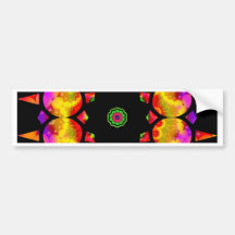 Trippin Kaleidoscope Bumper Stickers