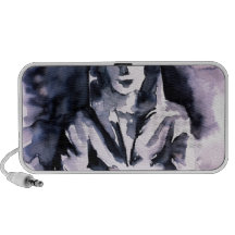 Trippy Artwork Man iPhone Speaker