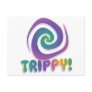 trippy! Groovy 70s psychadellic swirl Postcards