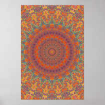 Trippy Poster: Psychedelic Radial Artwork