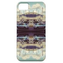 Trippy reflective vintage car iphone 5 case