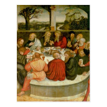 Triptych, left panel, Philipp Melanchthon Post Card