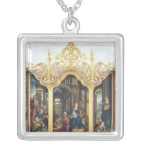 Triptych of the Adoration of the Infant Christ necklaces