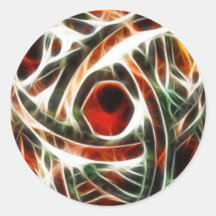 Triquatra multi-coloured sticker