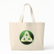 Triquetra Celtic Trinity Knot Tote Bag