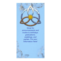 Triquetra Eath Air Water Personalized Photo Card