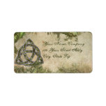 Triquetra Natural Personalized Address Label