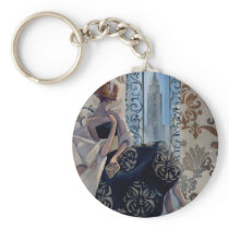 Trish Biddle New York Black Dress Keychain