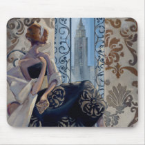 Trish Biddle New York Black Dress Mousepads