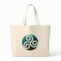 Triskele Celtic Spiral Tote Bags