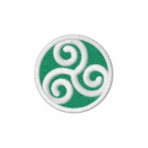 Triskele Celtic Spiral Polo Shirt