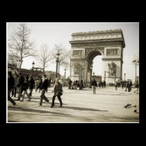 Triumph Arch Paris postcards