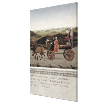 Triumph of Battista Sforza, Duchess of Urbino. Bat canvas prints