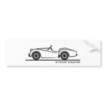 Triumph TR2 Bumper Sticker