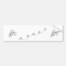 Triumphant Bicyclist - Bumper Sticker