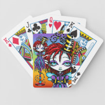 Trixy Pixie Stick Circus Sideshow Playing Cards