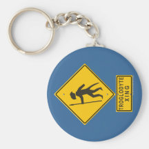 Troglodyte XING Keychain