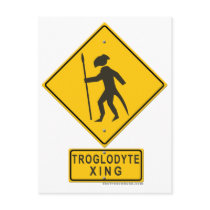 Troglodyte XING Post Card