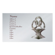 Trois anneaux cartes de visite professionnelles