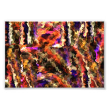 Trois fois l'art abstrait moderne d'occasion impression photo
