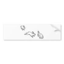 TROIS LAPINS BUMPER STICKER