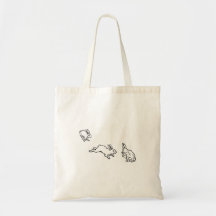 TROIS LAPINS CANVAS BAG