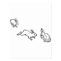 TROIS LAPINS CARTES POSTALES
