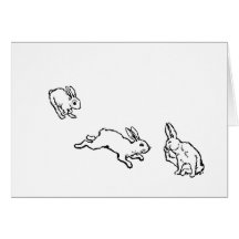 TROIS LAPINS GREETING CARDS