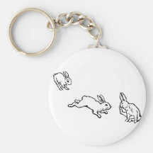 TROIS LAPINS KEY CHAINS