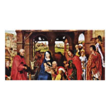 Trois le Roi Altar, panneau moyen : Adoration Photocarte Customisée