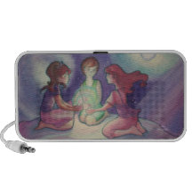 Trois lumières haut-parleur mp3