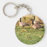 Trois oies canadiennes Keychain Porte-clef