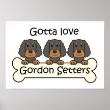 Trois poseurs de Gordon Affiche