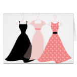 Trois robes cartes