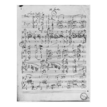 Troisième sonate pour le piano et le violon cartes postales
