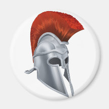 Trojan Helmet Fridge Magnet