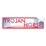 Trojan Horse Bumper Stickers