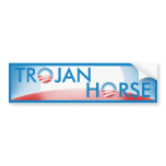 Trojan Horse Bumper Sticker