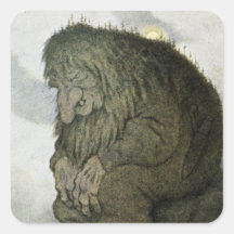 TROLL at Rest Stickers