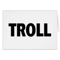 Troll Black Card