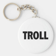 Troll Black Keychains
