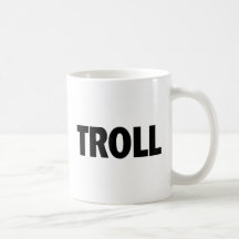 Troll Black Mug