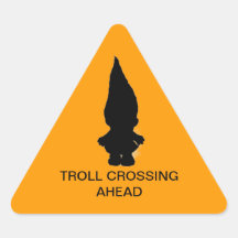 Troll Crossing Sticker