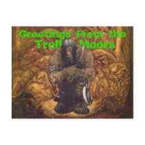 Troll Moors Greetings Postcards