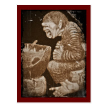 Troll with Giant Cauldron Post Cards