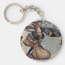 Troll with His Hand in a Bag Keychains