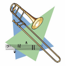 trombone acrylic cut out