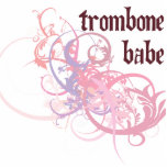 Trombone Babe Cut Outs